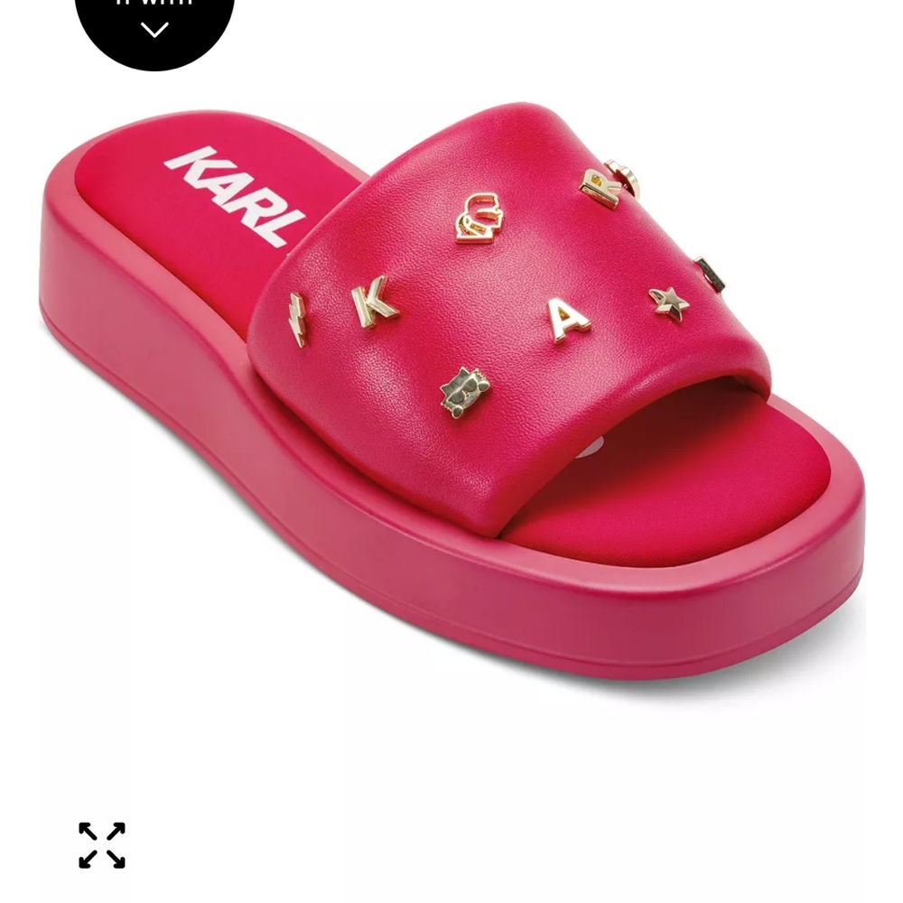 Kids Pink Slide Sandals